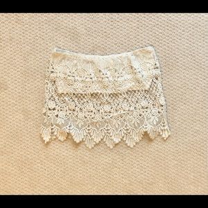 L.A. Hearts strapless top